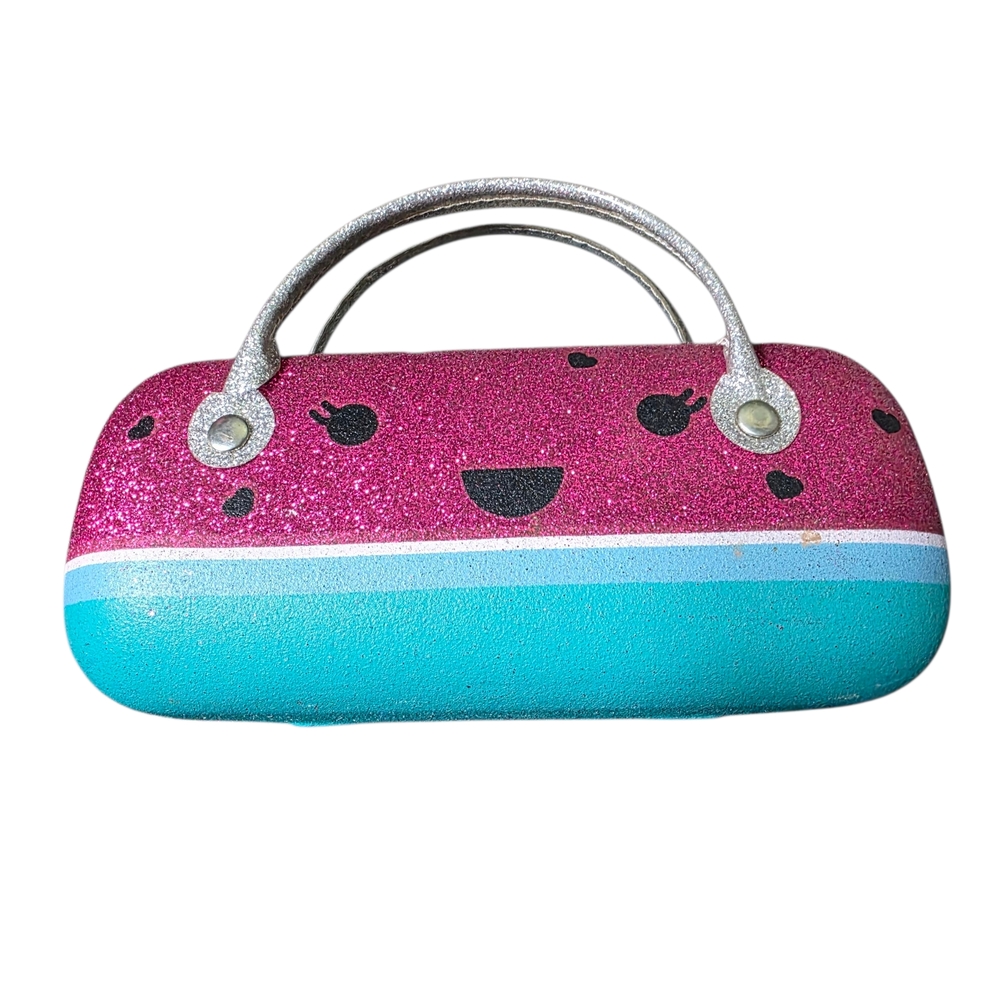 Fushia And Blue Clutch / Sunglass Case